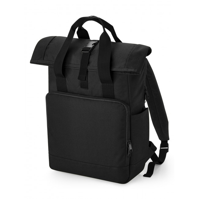 Recycled Twin Handle Roll-Top Laptop Backpack