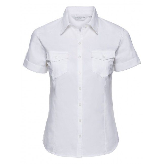 Ladies' Roll Short Sleeve Shirt