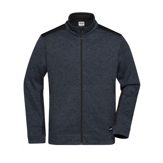 Men's Knitted Workwear Fleece Jacket - Strong