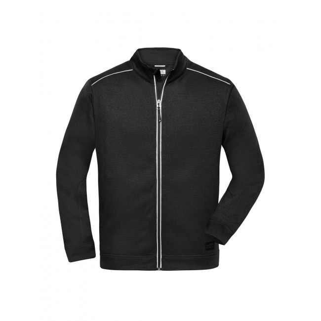 Men's Knitted Workwear Fleece Jacket - Solid